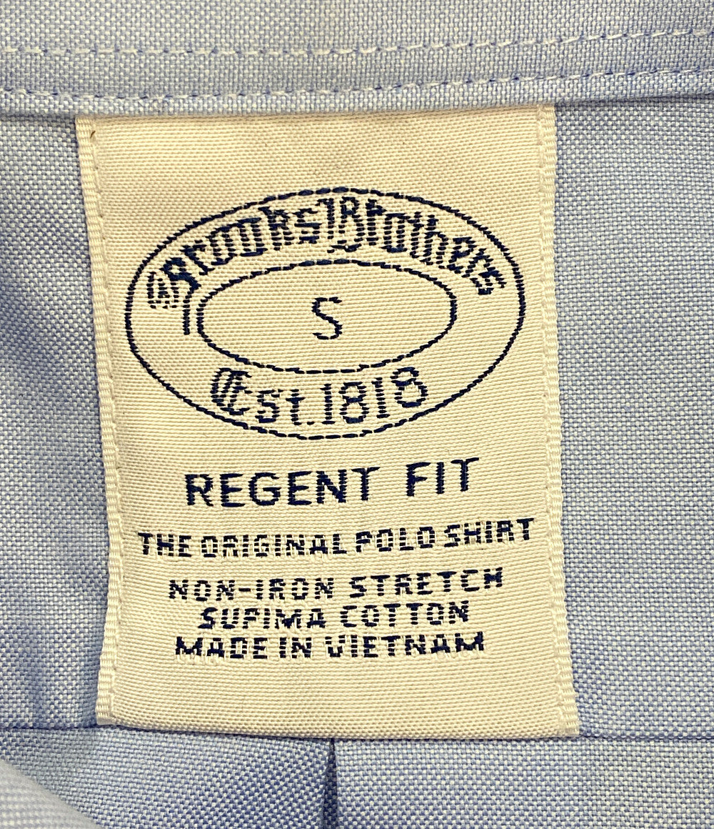 美品 Brooks Brothers 半袖シャツ スカイブルー メンズ SIZE S ブルックスブラザーズ