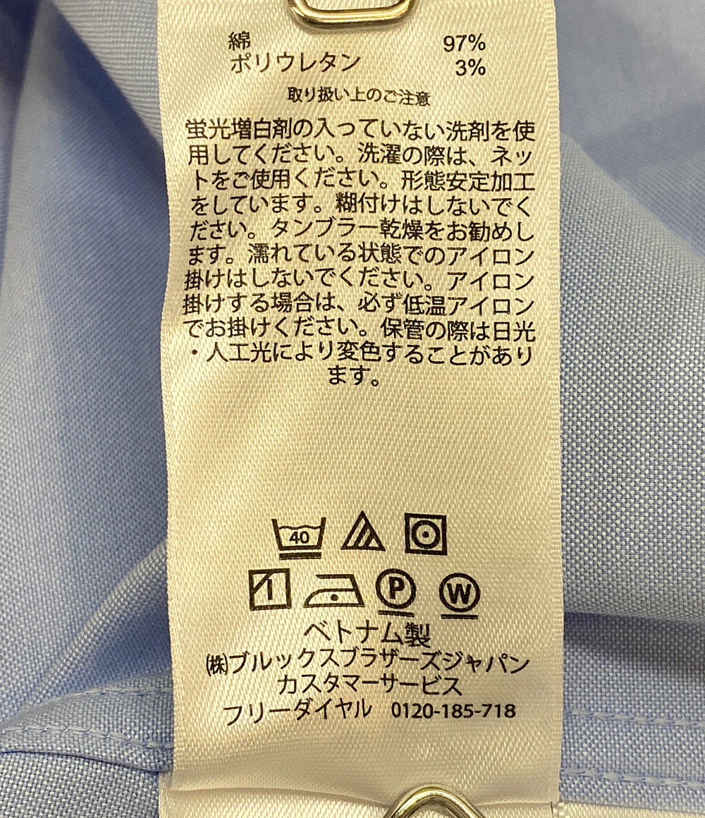 美品 Brooks Brothers 半袖シャツ スカイブルー メンズ SIZE S ブルックスブラザーズ