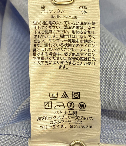 美品 Brooks Brothers 半袖シャツ スカイブルー メンズ SIZE S ブルックスブラザーズ