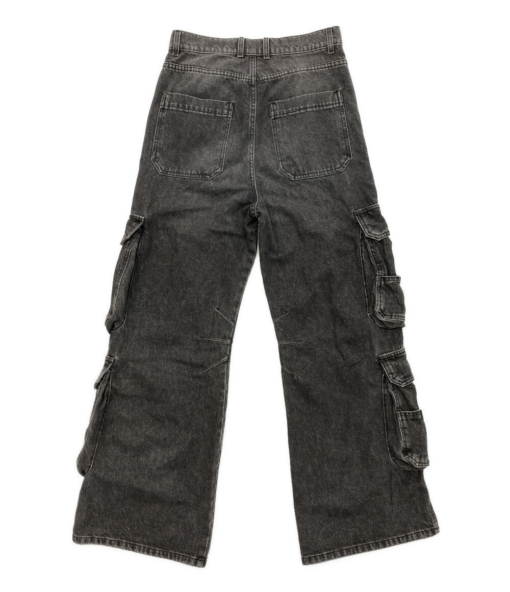 DIESEL デニムカーゴパンツ 濃グレー レディース SIZE W23 ディーゼル