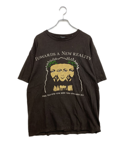 SAINT MICHAEL 半袖Ｔシャツ ブラウン マリリンマンソン vision saintmxxxxxx SM-S21-0000-006 メンズ SIZE XL セントマイケル