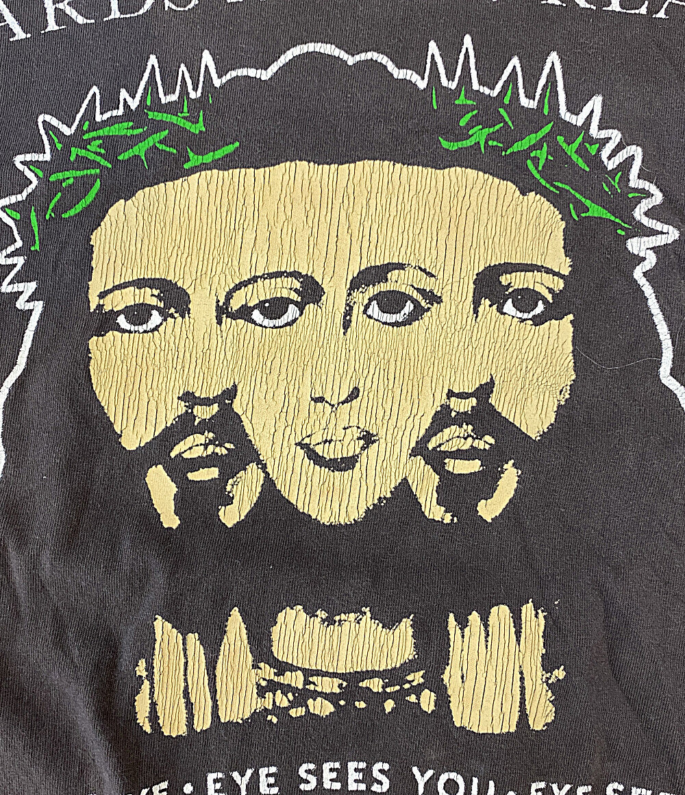 SAINT MICHAEL 半袖Ｔシャツ ブラウン マリリンマンソン vision saintmxxxxxx SM-S21-0000-006 メンズ SIZE XL セントマイケル