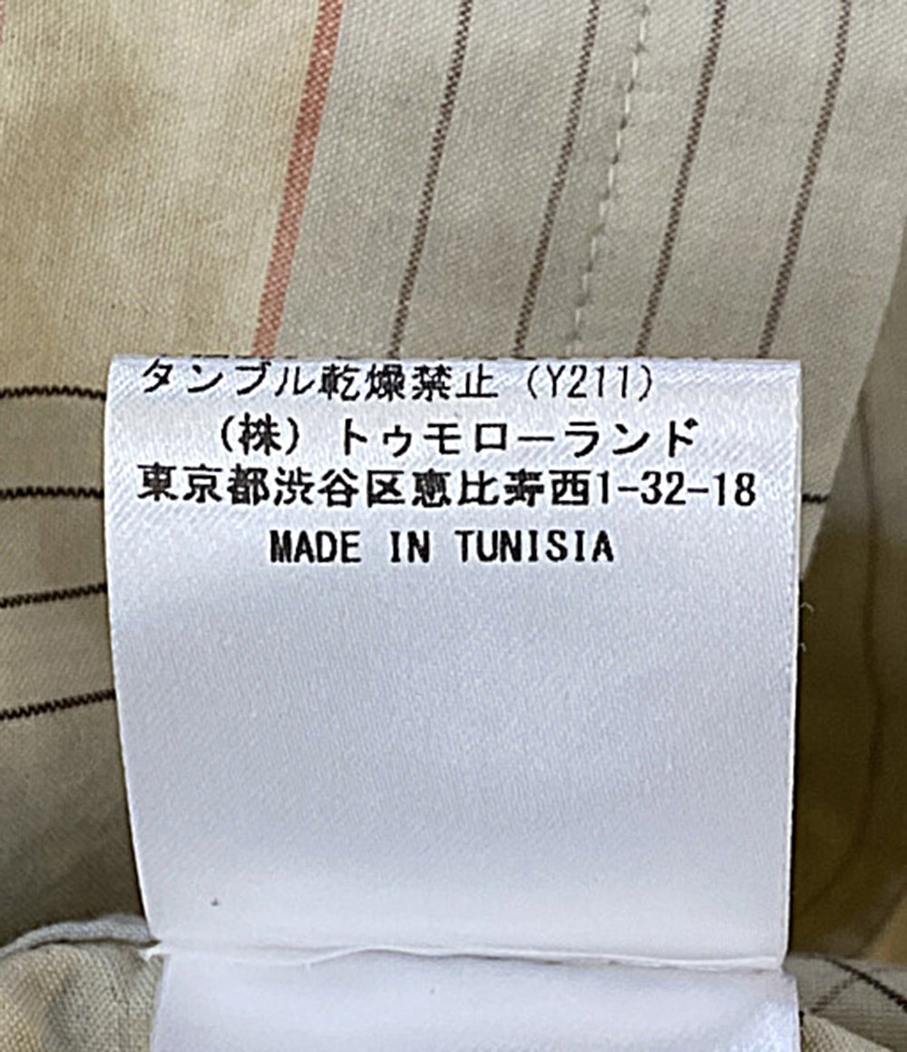美品 LEMAIRE 長袖シャツ チェック柄 ベージュ 25ss 96-05-51-01016 メンズ SIZE S ルメール