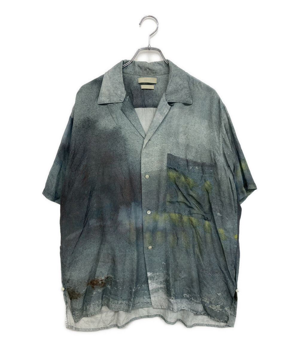 美品 YOKE ヨーク 半袖シャツ landscape printed YK25SS001003SH メンズ SIZE 2