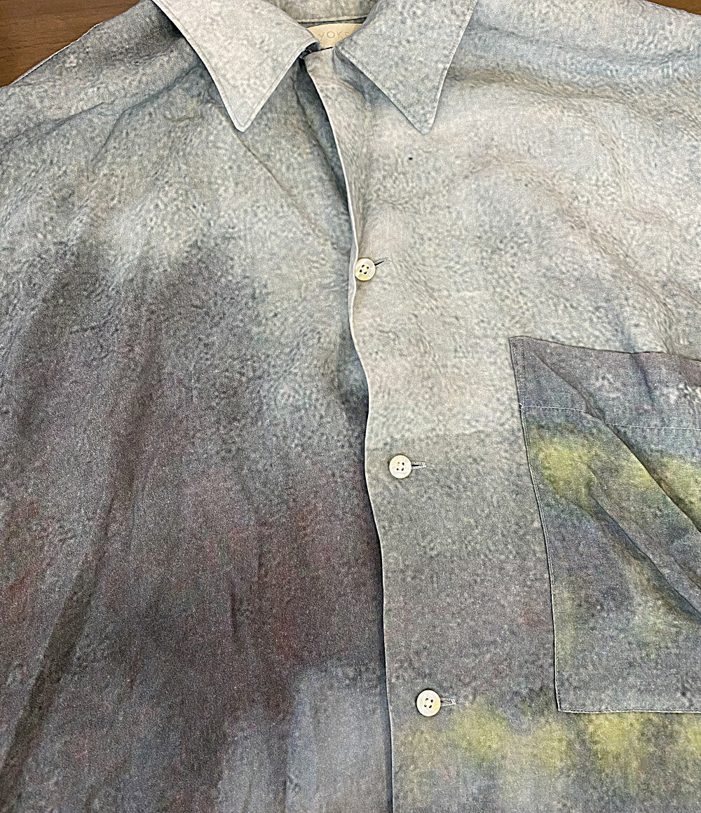 美品 YOKE ヨーク 半袖シャツ landscape printed YK25SS001003SH メンズ SIZE 2