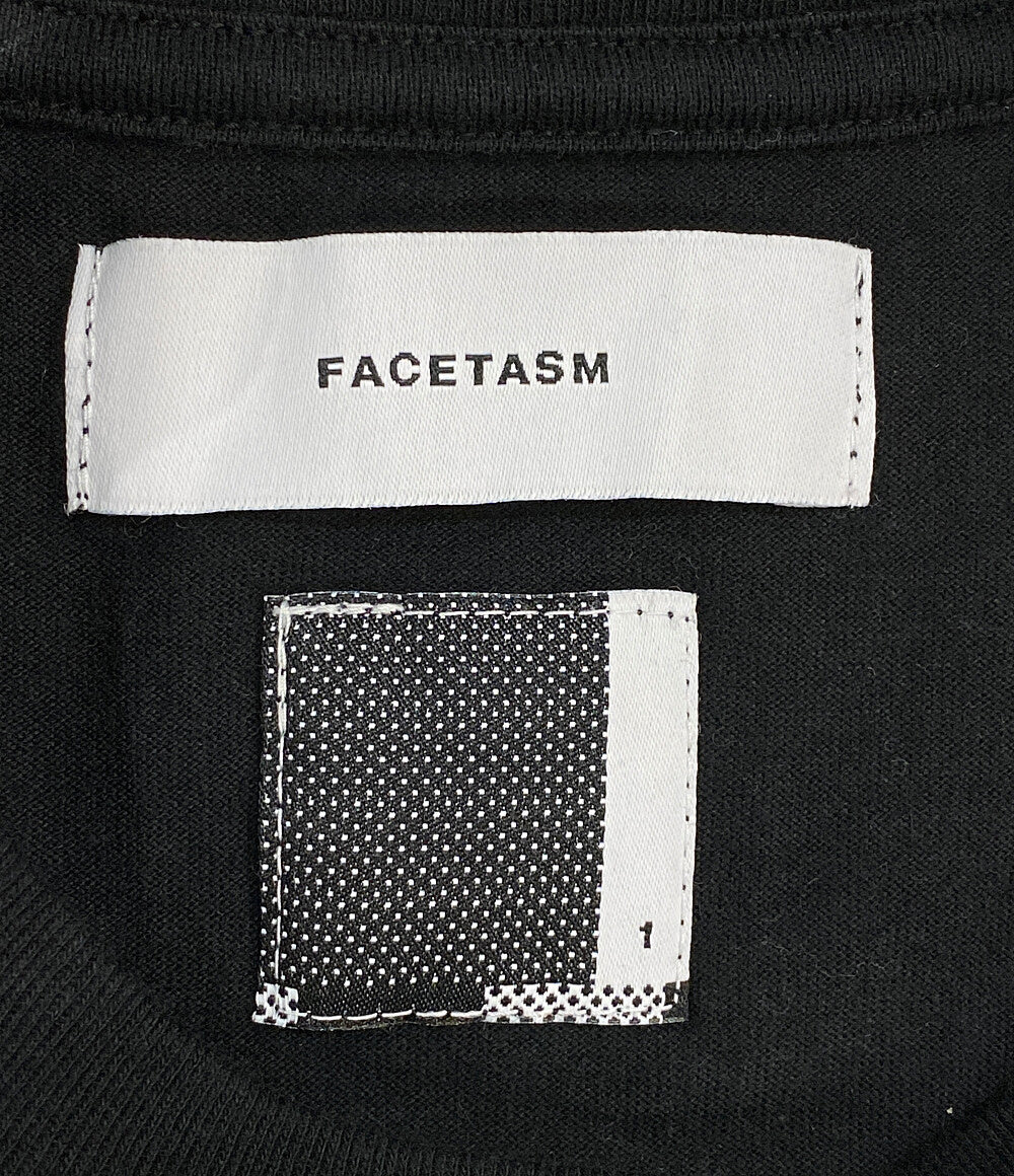 FACETASM 半袖Ｔシャツ ブラック ライン NAT-TEE-U06 メンズ SIZE 1 ファセッタズム