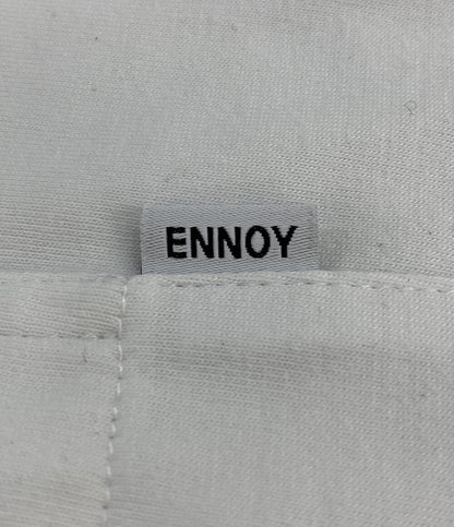 ENNOY エンノイ 半袖Ｔシャツ ホワイト SS25BRENCT06NTL メンズ SIZE XL