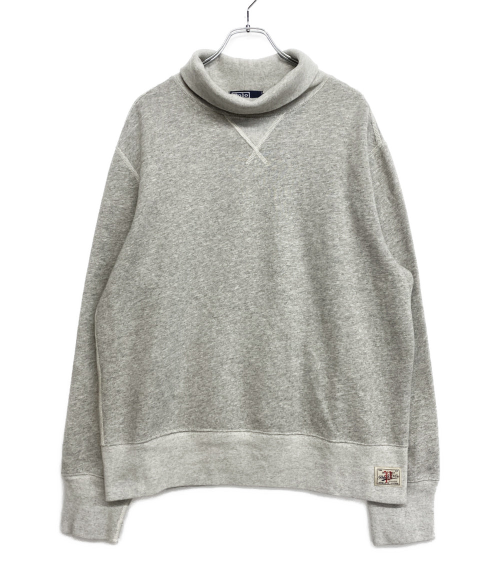 POLO RALPH LAUREN スウェット FLEECE TURTLENECK SWEATSHIRT GRAY メンズ SIZE L ポロ・ラルフローレン