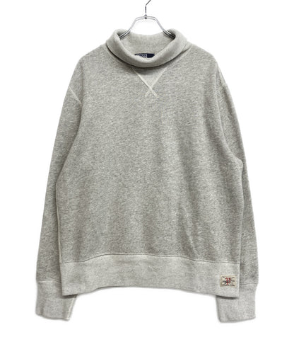 POLO RALPH LAUREN スウェット FLEECE TURTLENECK SWEATSHIRT GRAY メンズ SIZE L ポロ・ラルフローレン