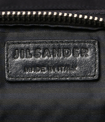 Jil sander ハンドバッグ LOGO NAVY レディース ジルサンダー