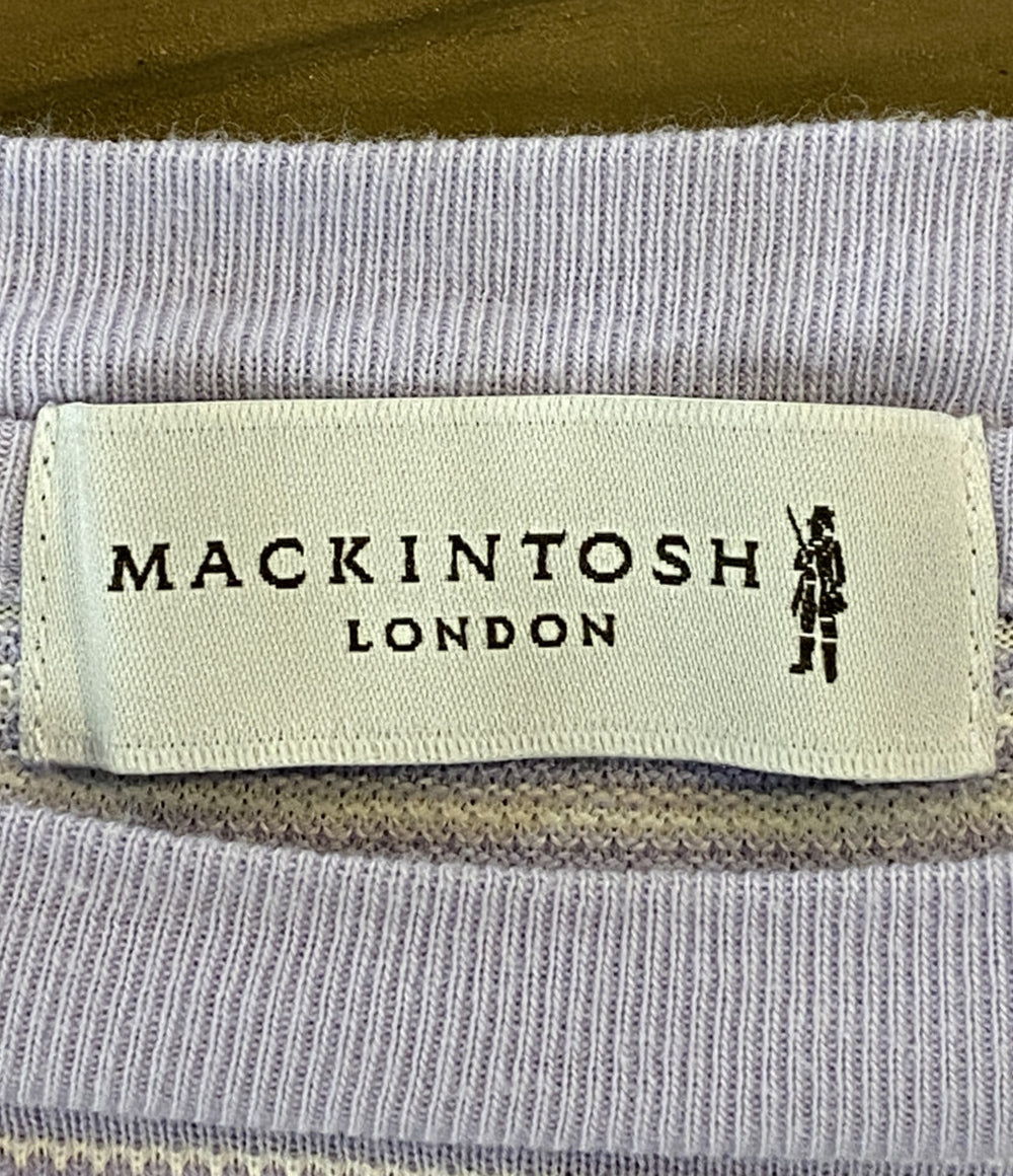 MACKINTOSH LONDON 半袖Ｔシャツ マイクロリンクスボーダーT PPL G1P73-600-30 メンズ SIZE LL マッキントッシュ ロンドン