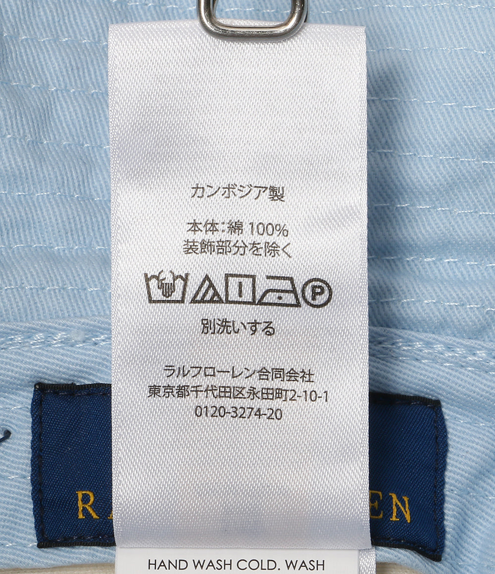 美品 POLO RALPH LAUREN POLO BEAR バケットハット NATURAL 26SS メンズ SIZE 58cm ポロ・ラルフローレン