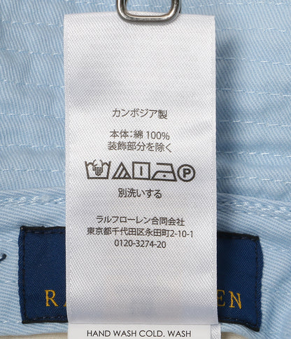 美品 POLO RALPH LAUREN POLO BEAR バケットハット NATURAL 26SS メンズ SIZE 58cm ポロ・ラルフローレン