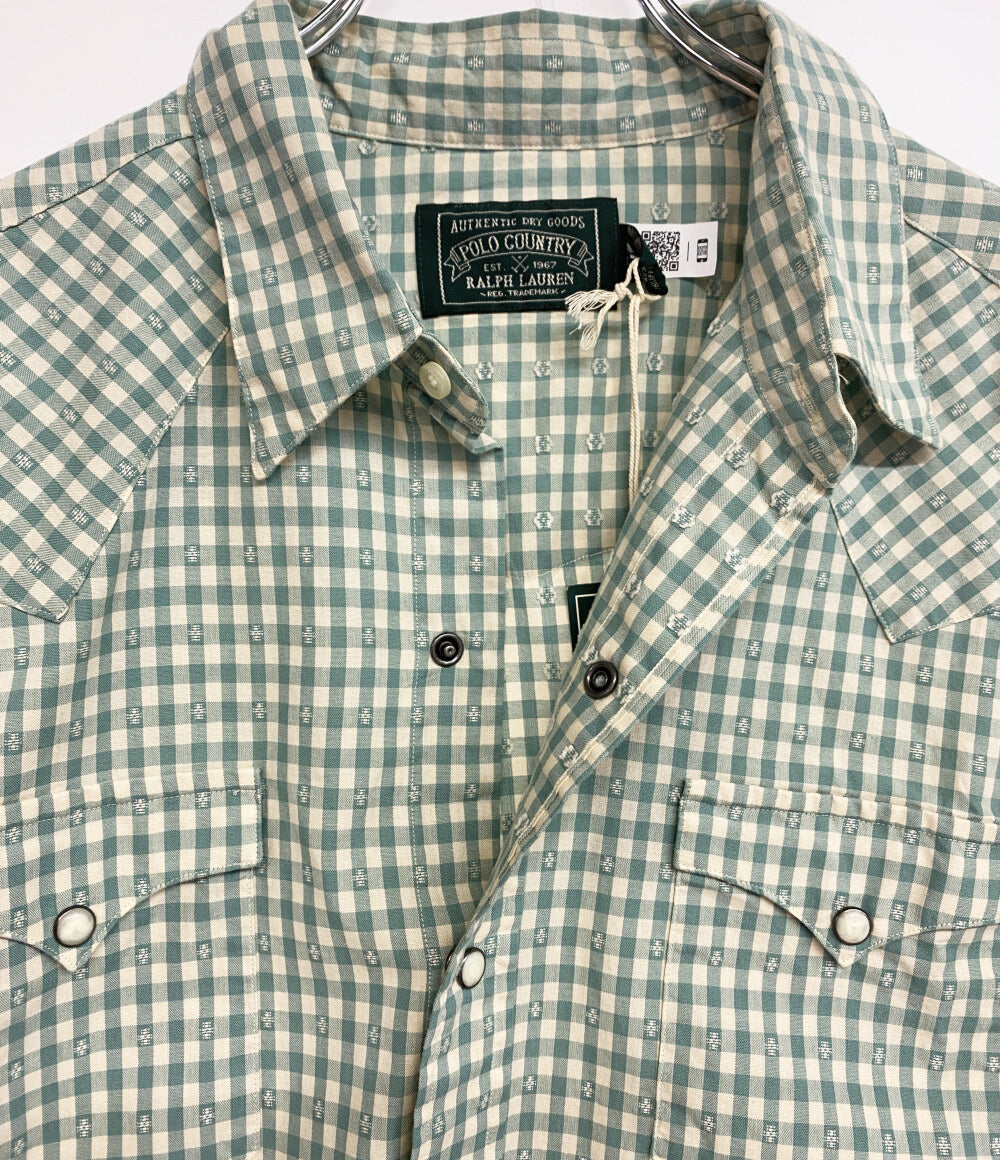 美品 POLO COUNTRY RALPH LAUREN ポロカントリー ラルフローレン 長袖シャツ メンズ SIZE L