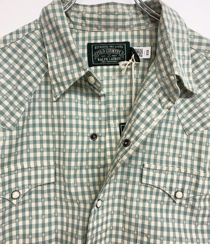 美品 POLO COUNTRY RALPH LAUREN ポロカントリー ラルフローレン 長袖シャツ メンズ SIZE L