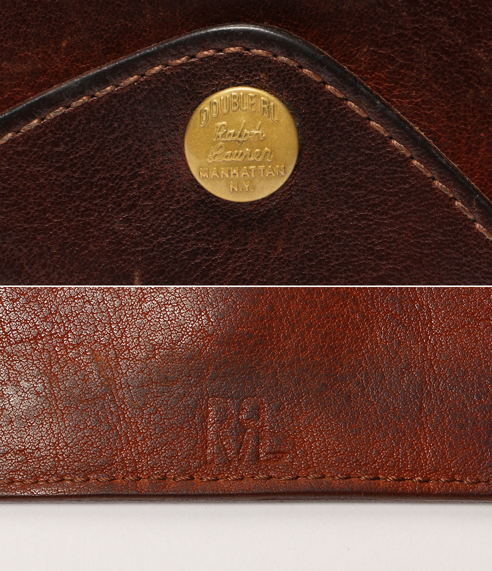 RRL 二つ折り財布 レザー ブラウン メンズ ダブルアールエル – Rehello