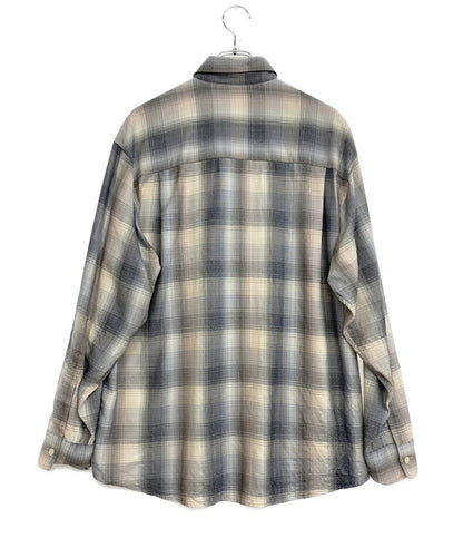 AURALEE 長袖シャツ 24SS グレー×ピンク チェック メンズ SIZE 4 オーラリー