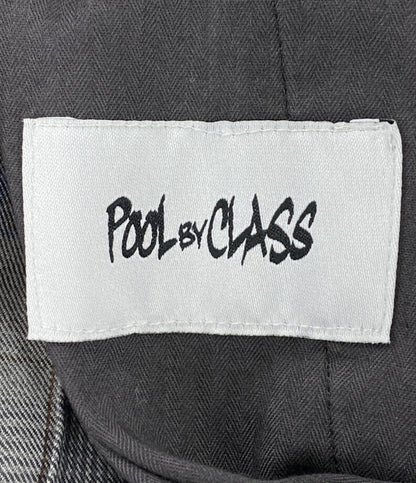 POOL BY CLASS プールバイクラス ハーフパンツ チェック グレー メンズ SIZE 2