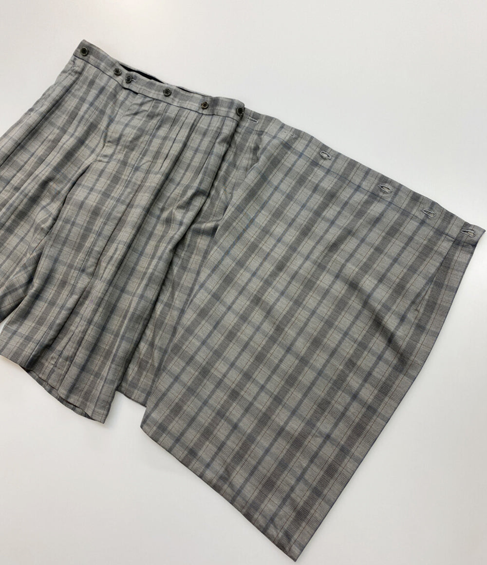 POOL BY CLASS プールバイクラス ハーフパンツ チェック グレー メンズ SIZE 2
