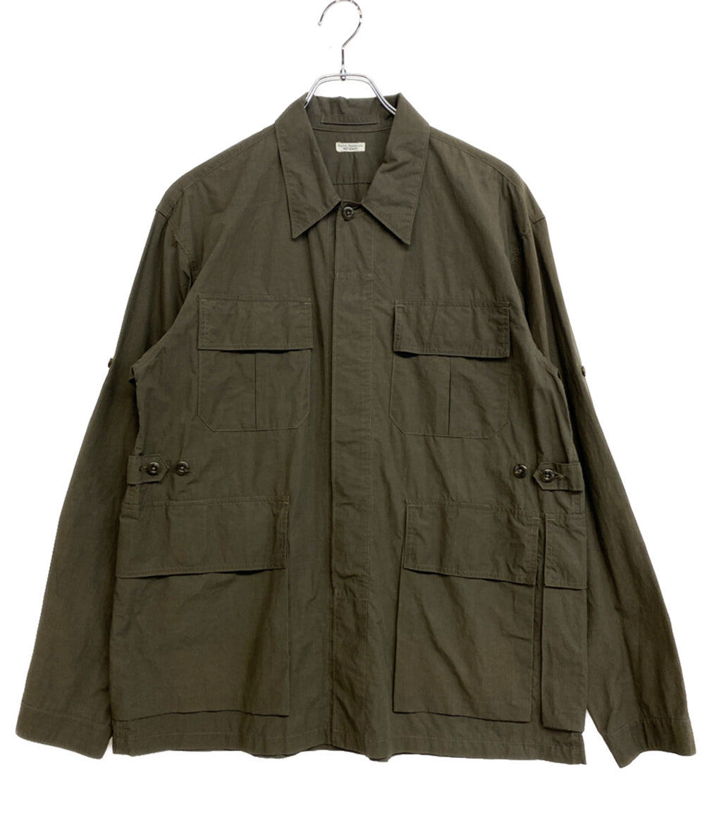 PHIGVEL MAKERS & Co 長袖シャツ 2024SS Utility LS Shirt Jacket カーキ メンズ SIZE 2 フィグベル