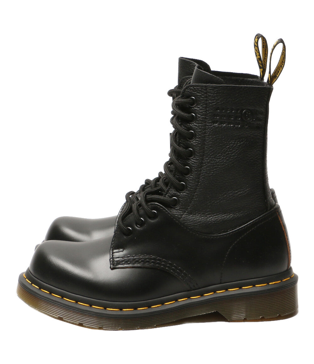 美品 Dr.Martens×MM6 エムエムシックス 10ホールブーツ レディース SIZE UK4 ドクターマーチン