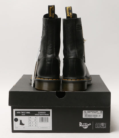 美品 Dr.Martens×MM6 エムエムシックス 10ホールブーツ レディース SIZE UK4 ドクターマーチン