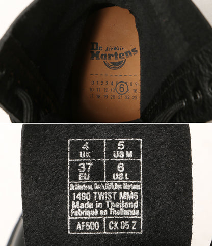 美品 Dr.Martens×MM6 エムエムシックス 10ホールブーツ レディース SIZE UK4 ドクターマーチン