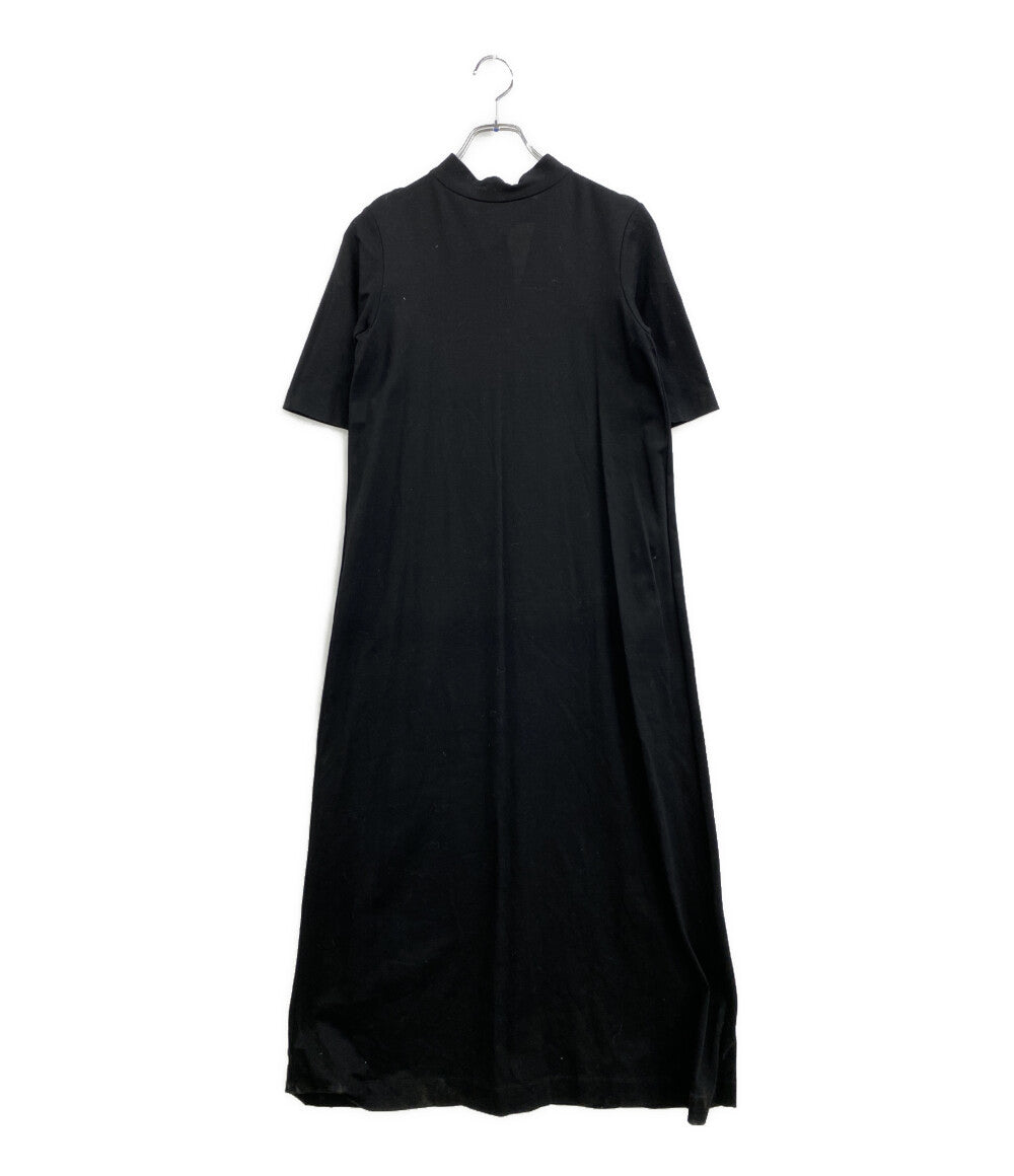 SLOANE スローン 半袖バックリボンワンピース スーピマポンチ BLK SL7S-T434 レディース SIZE 1