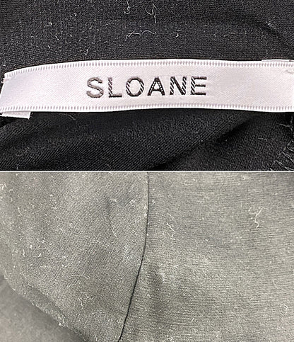 SLOANE スローン 半袖バックリボンワンピース スーピマポンチ BLK SL7S-T434 レディース SIZE 1