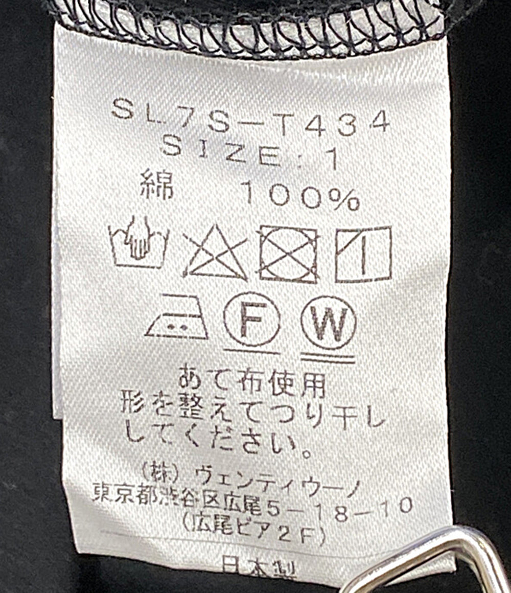 SLOANE スローン 半袖バックリボンワンピース スーピマポンチ BLK SL7S-T434 レディース SIZE 1