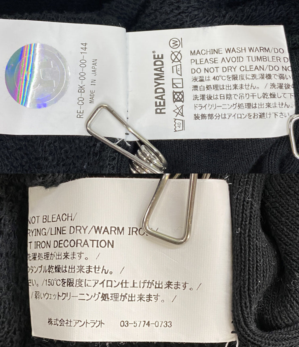 READYMADE スウェットパーカー ブラック RE-CO-BK-00-00-144 メンズ SIZE M レディメイド