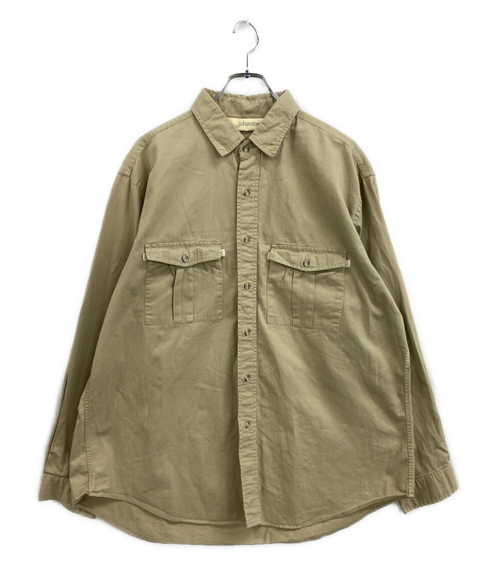 Ruffo research 長袖レザーシャツA.F. Vandevorst期 メンズ ルッフォ