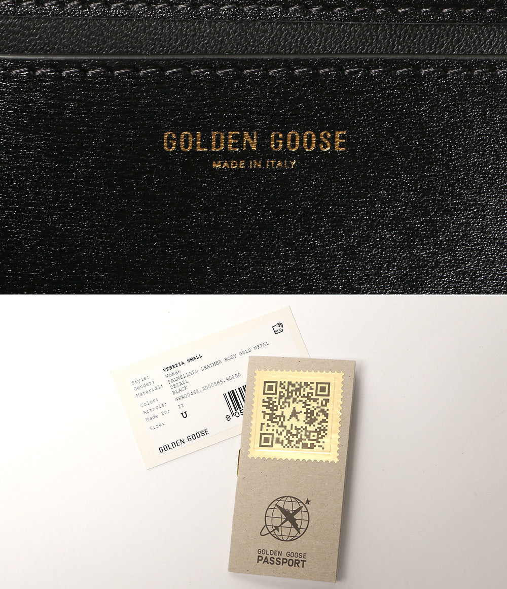 GOLDEN GOOSE ショルダーバッグ ブラック venezia small レディース ゴールデングース