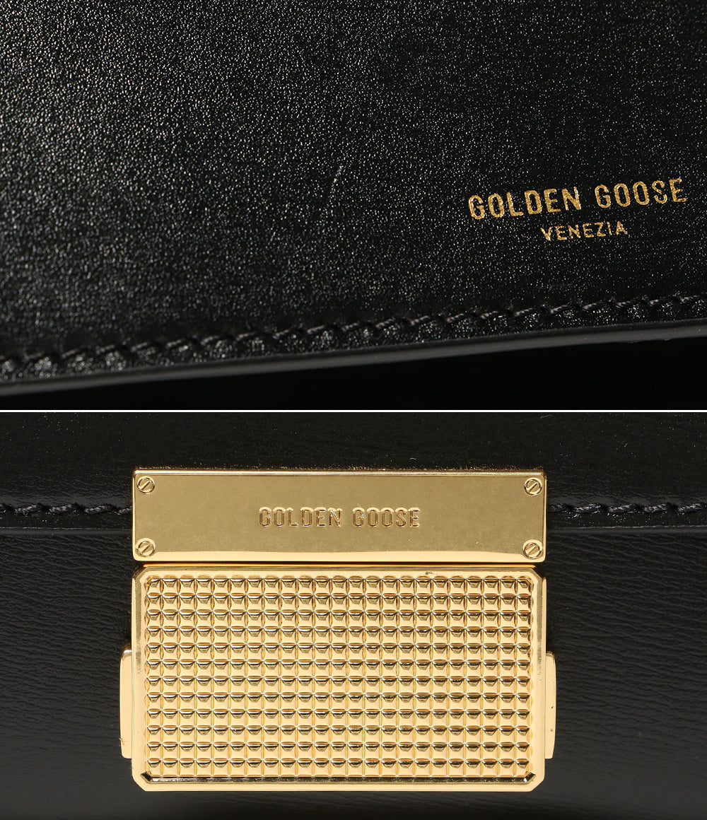GOLDEN GOOSE ショルダーバッグ ブラック venezia small レディース ゴールデングース