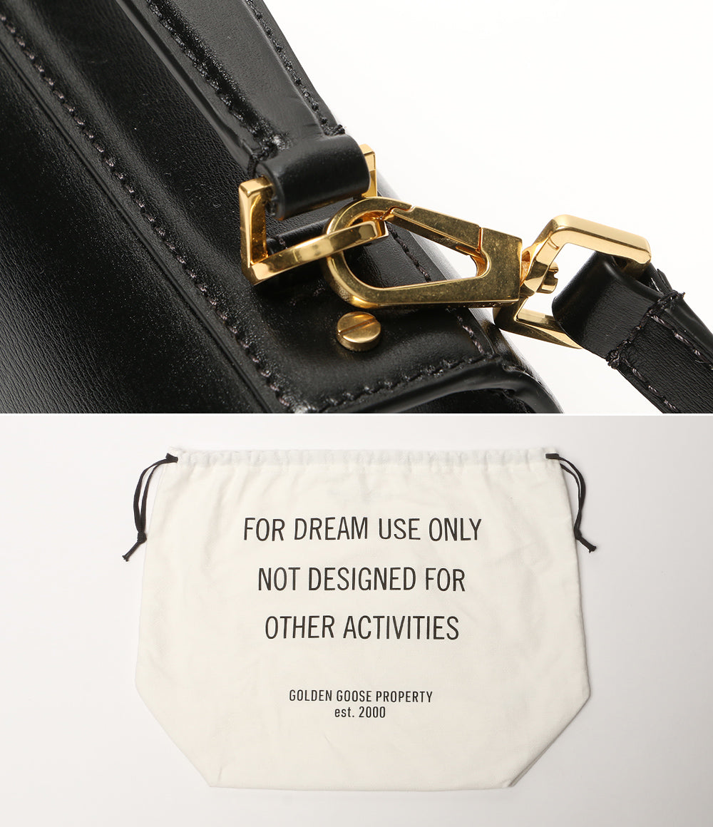 GOLDEN GOOSE ショルダーバッグ ブラック venezia small レディース ゴールデングース