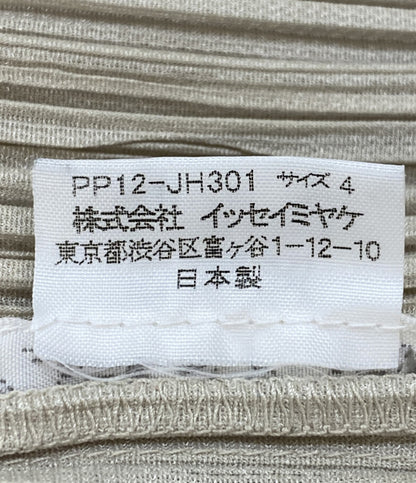 PLEATS PLEASE ノースリーブワンピース PP12-JH301 ベージュ レディース SIZE 4 プリーツプリーズ