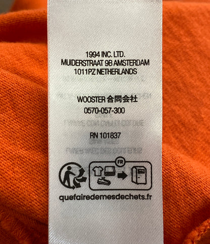 Supreme 長袖Ｔシャツ 23AW 襟元刺繍 オレンジ メンズ SIZE XL シュプリーム