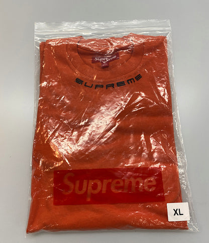 Supreme 長袖Ｔシャツ 23AW 襟元刺繍 オレンジ メンズ SIZE XL シュプリーム