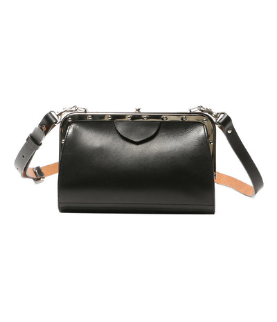 COMME des GARCONS クラスプレザーショルダーバッグ ブラック GI-K201 レディース コムデギャルソン