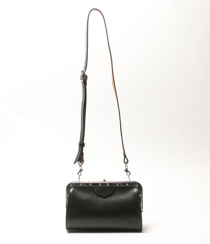 COMME des GARCONS クラスプレザーショルダーバッグ ブラック GI-K201 レディース コムデギャルソン
