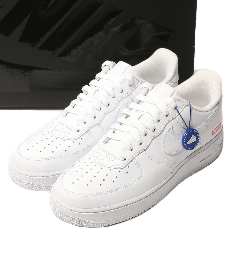 美品 NIKE×SUPREME シュプリーム スニーカー AIR FORCE 1 LOW WHITE CU9225-100 メンズ SIZE 27cm ナイキ