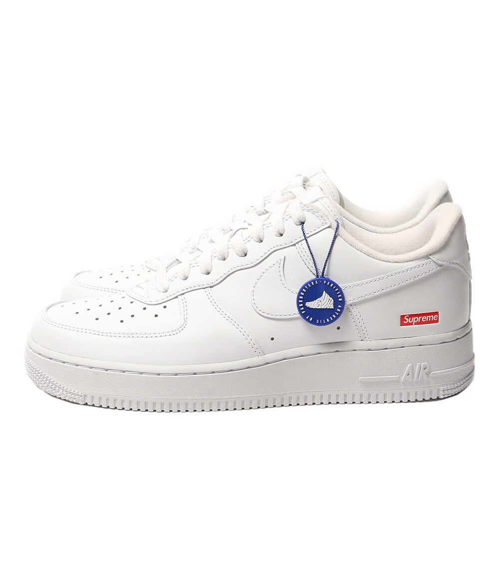 美品 NIKE×SUPREME シュプリーム スニーカー AIR FORCE 1 LOW WHITE CU9225-100 メンズ SIZE 27cm ナイキ