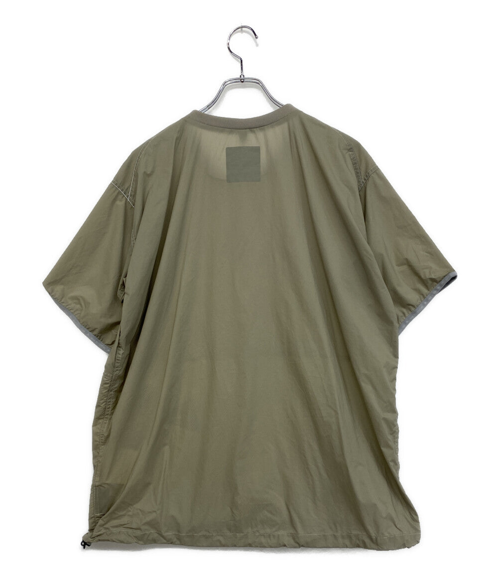 and wander 半袖ナイロンシャツ パッカブル PERTEX WIND T AW91-FT626 メンズ SIZE 4 アンドワンダー