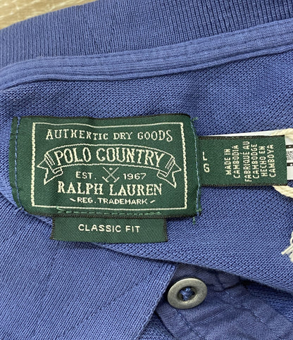 POLO COUNTRY RALPH LAUREN ポロシャツ クラシックフィット ホースアップリケド メンズ SIZE L ポロカントリー ラルフローレン