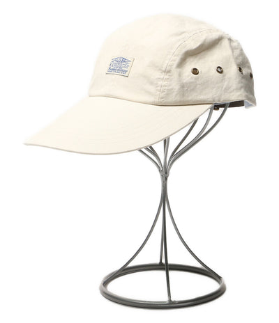 美品 POLO RALPH LAUREN キャップ ロングビル シーデッド ツイル ナチュラル メンズ ポロ・ラルフローレン
