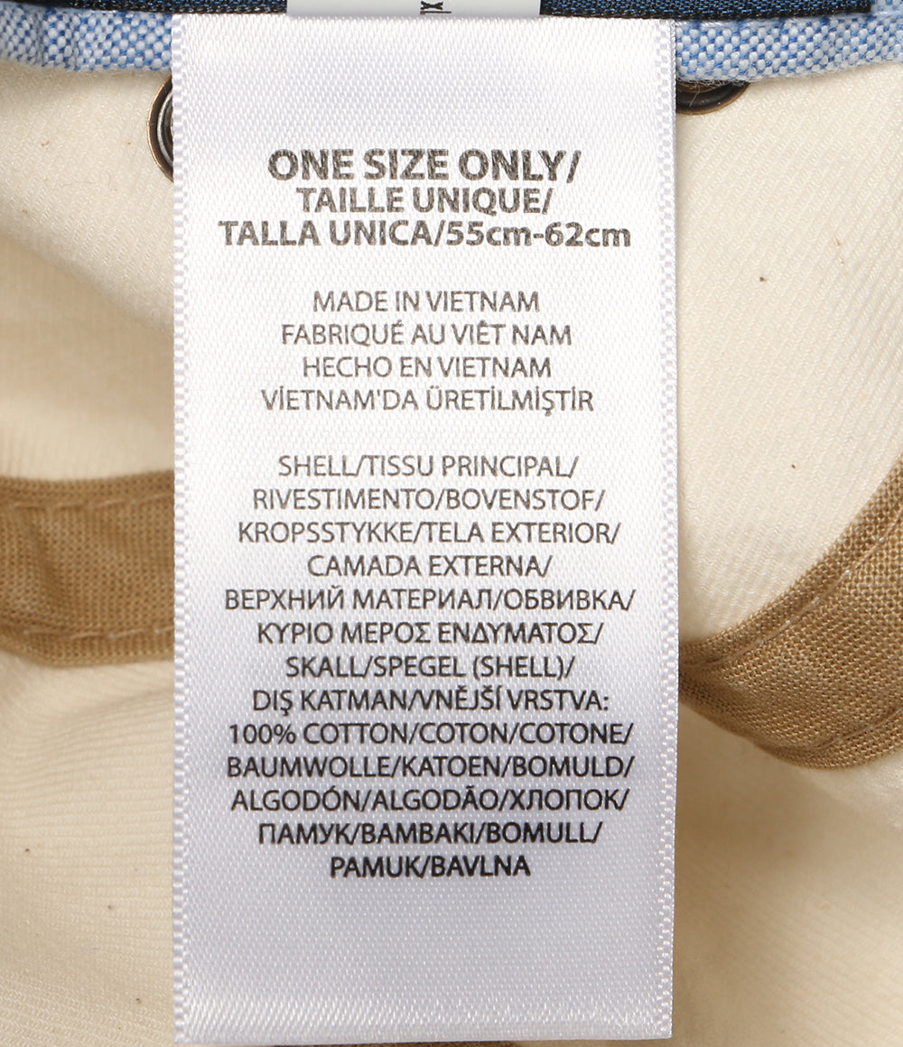 美品 POLO RALPH LAUREN キャップ ロングビル シーデッド ツイル ナチュラル メンズ ポロ・ラルフローレン