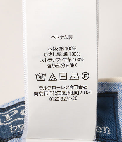 美品 POLO RALPH LAUREN キャップ ロングビル シーデッド ツイル ナチュラル メンズ ポロ・ラルフローレン