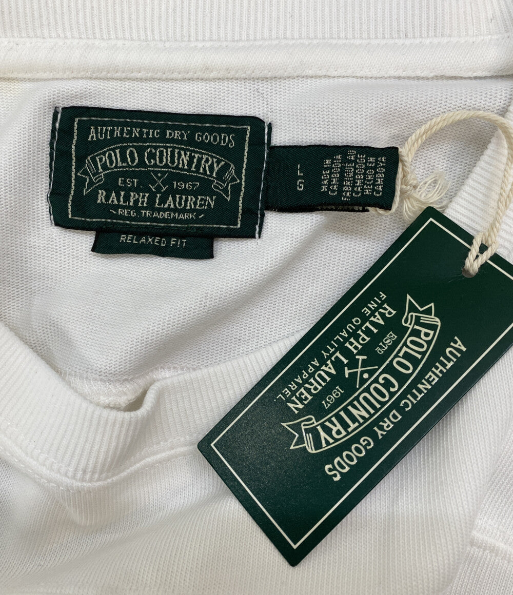 美品 POLO RALPH LAUREN COUNTRY ポロ カントリー ラルフ ローレン グラフィック Tシャツ メンズ SIZE L