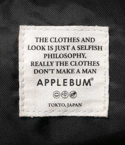 APPLEBUM ショルダーバッグ ブラック Big Square Shoulder Bag メンズ アップルバム