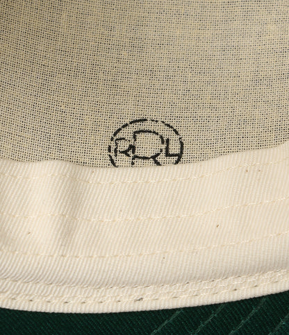 美品 RRL RALPH LAUREN キャップ RANCH ロゴ デニム トラッカー ブラック メンズ ダブルアールエル